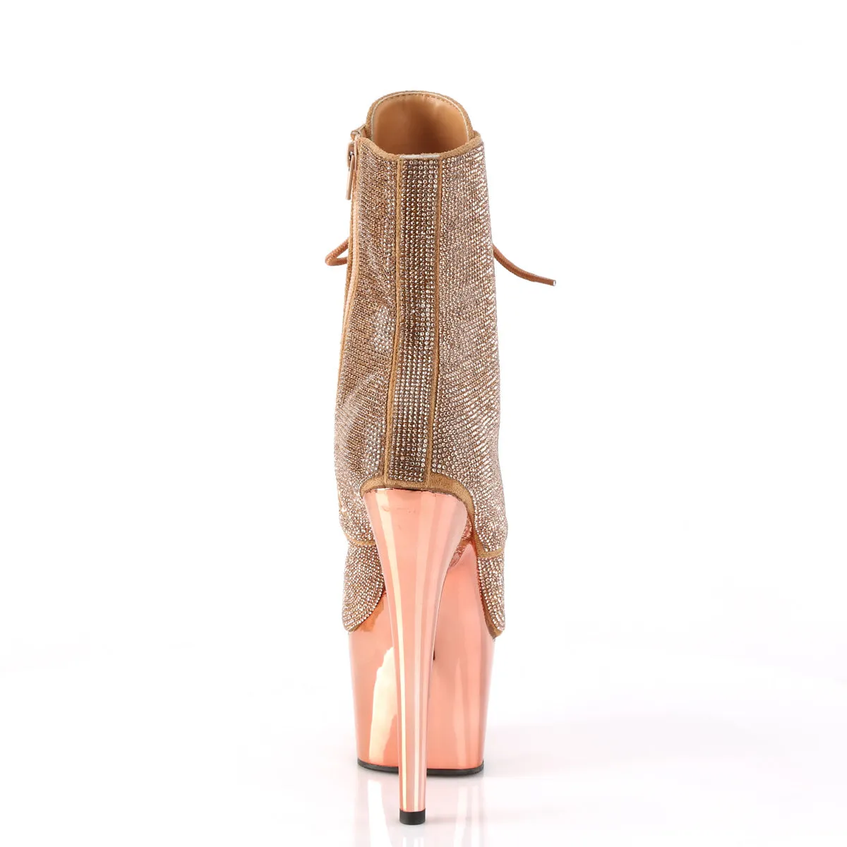 ADORE-1020CHRS Pleaser Rose Gold Glitter Sexy Platform Shoes (Pole Dancing Heels)
