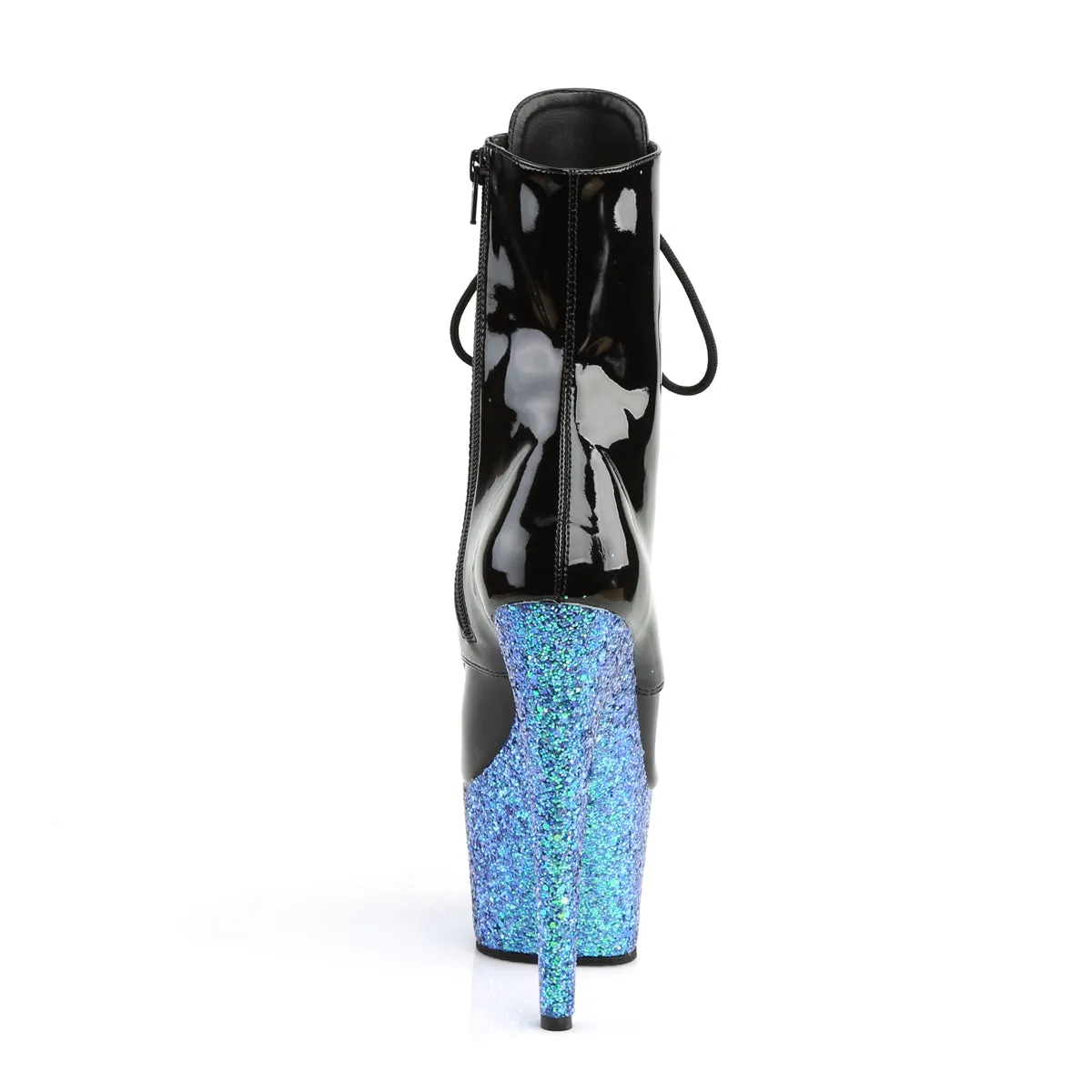 ADORE-1020LG Pleaser Black/Blue Sexy Platform Shoes (Pole Dancing Heels)