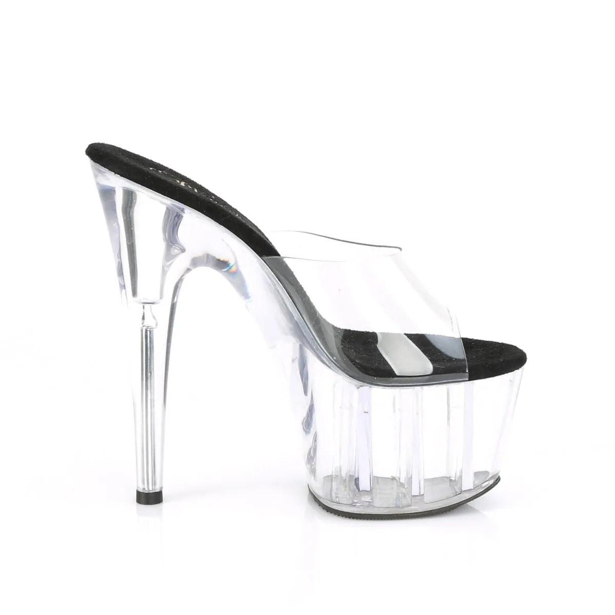 ADORE-701 Pleaser 7" Heel Clear Pole Dancing High Heel Shoes