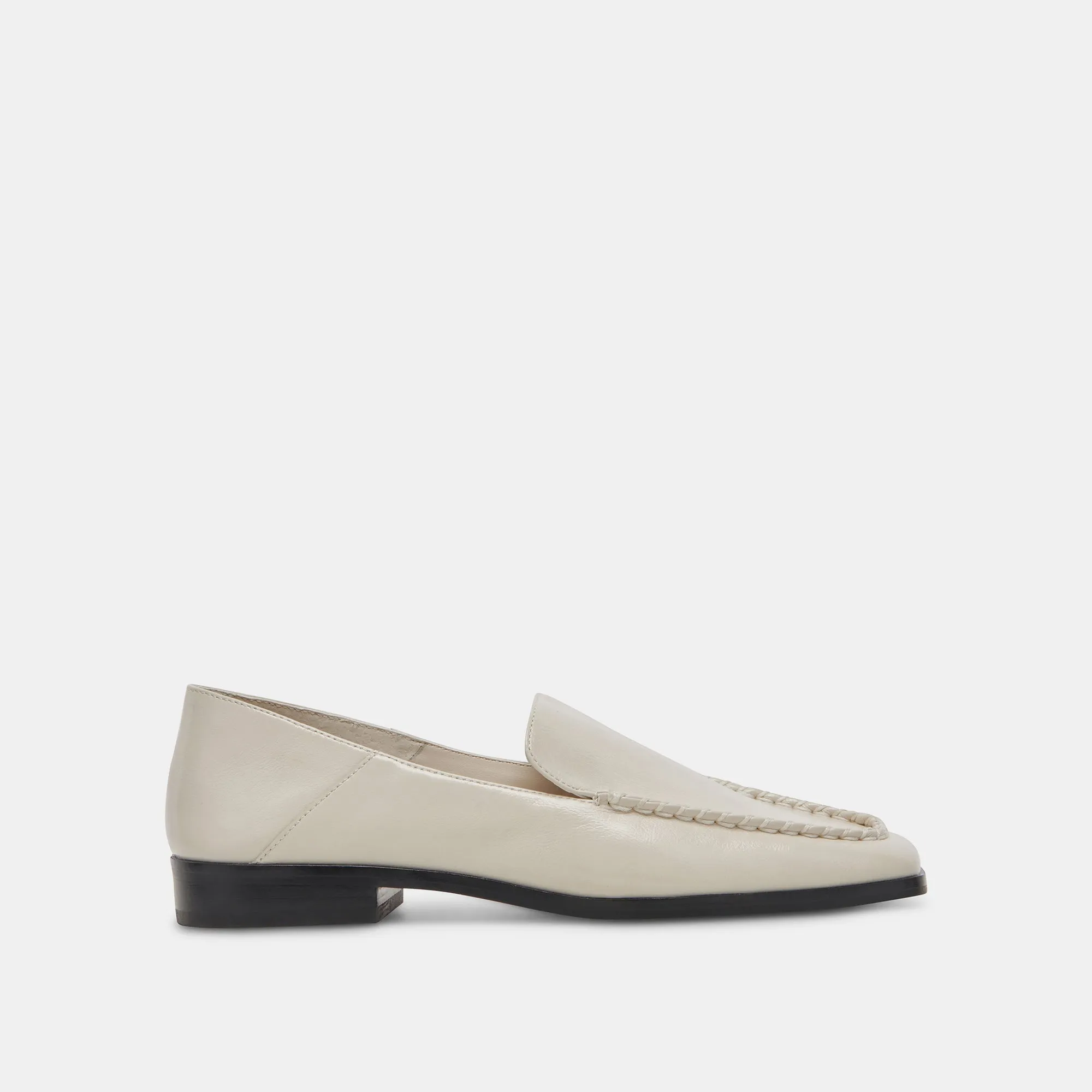 BENY FLATS IVORY CRINKLE PATENT - re:vita