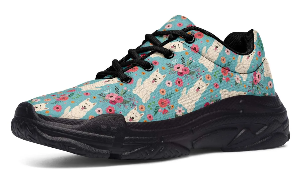 Berger Blanc Suisse Flower Chunky Sneakers