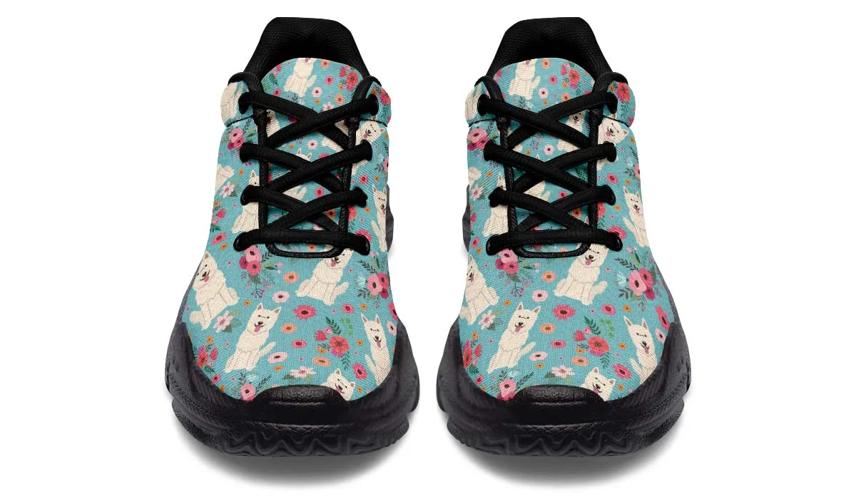 Berger Blanc Suisse Flower Chunky Sneakers