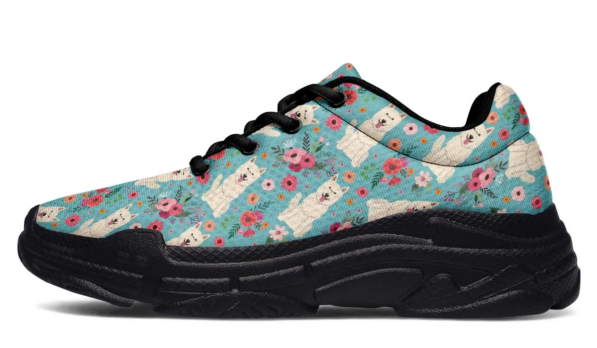 Berger Blanc Suisse Flower Chunky Sneakers