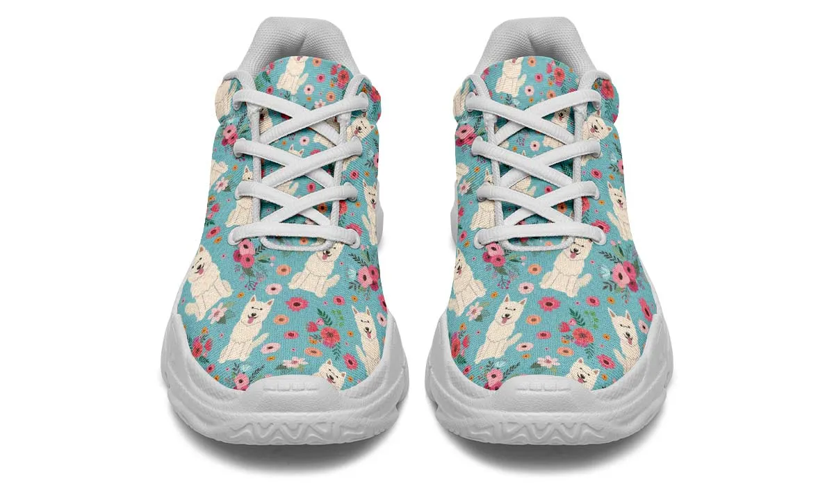 Berger Blanc Suisse Flower Chunky Sneakers