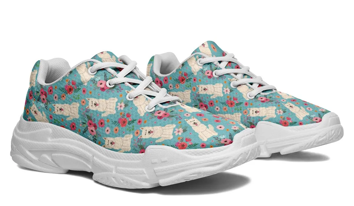 Berger Blanc Suisse Flower Chunky Sneakers