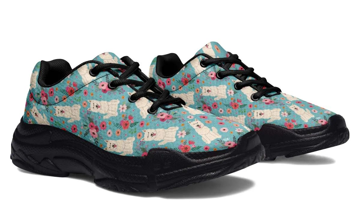 Berger Blanc Suisse Flower Chunky Sneakers
