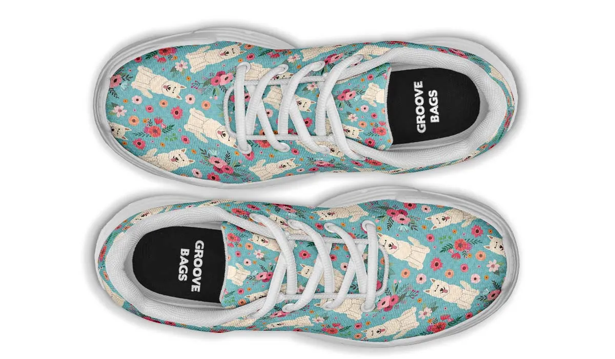Berger Blanc Suisse Flower Chunky Sneakers
