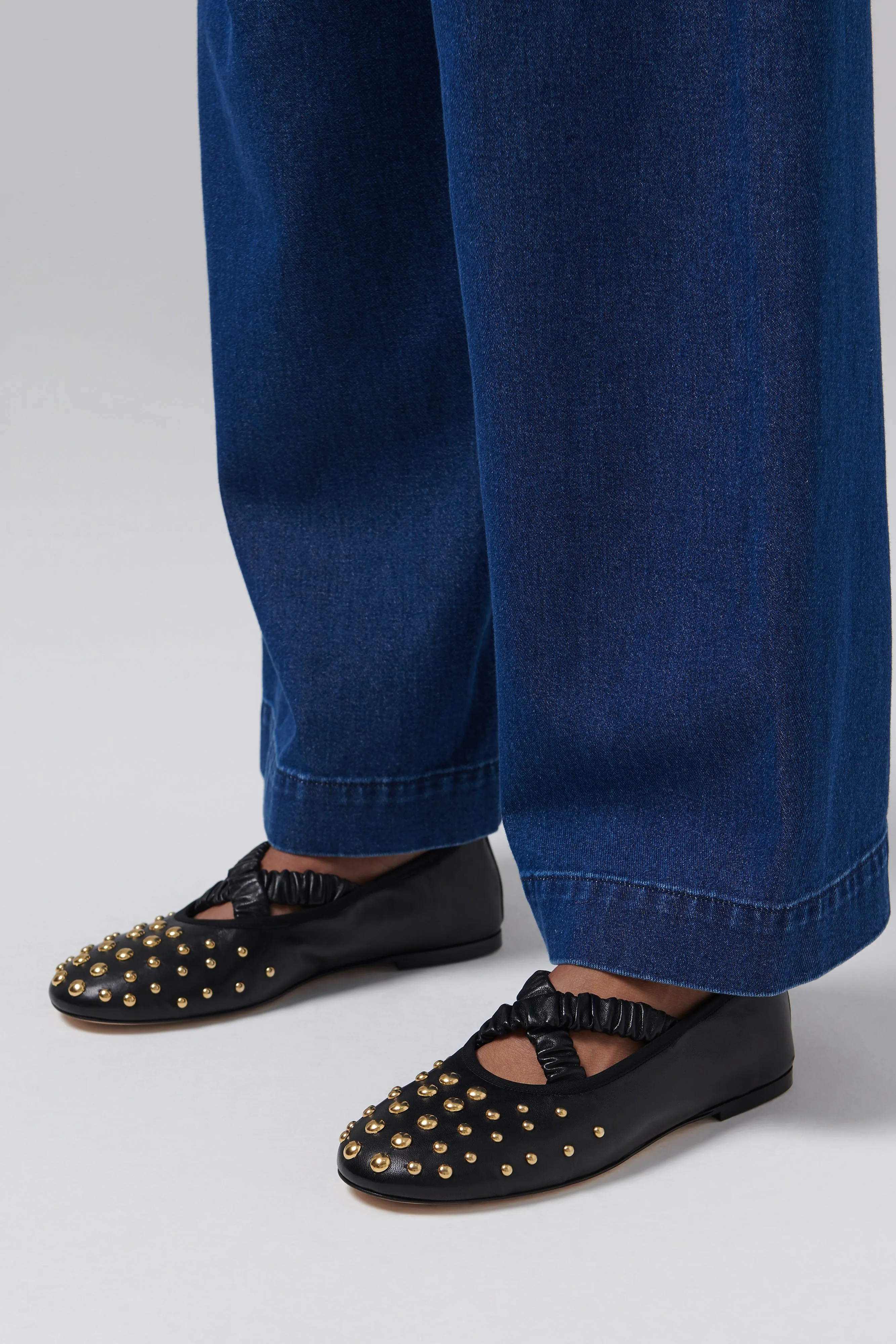 Black June Ballerina Pumps