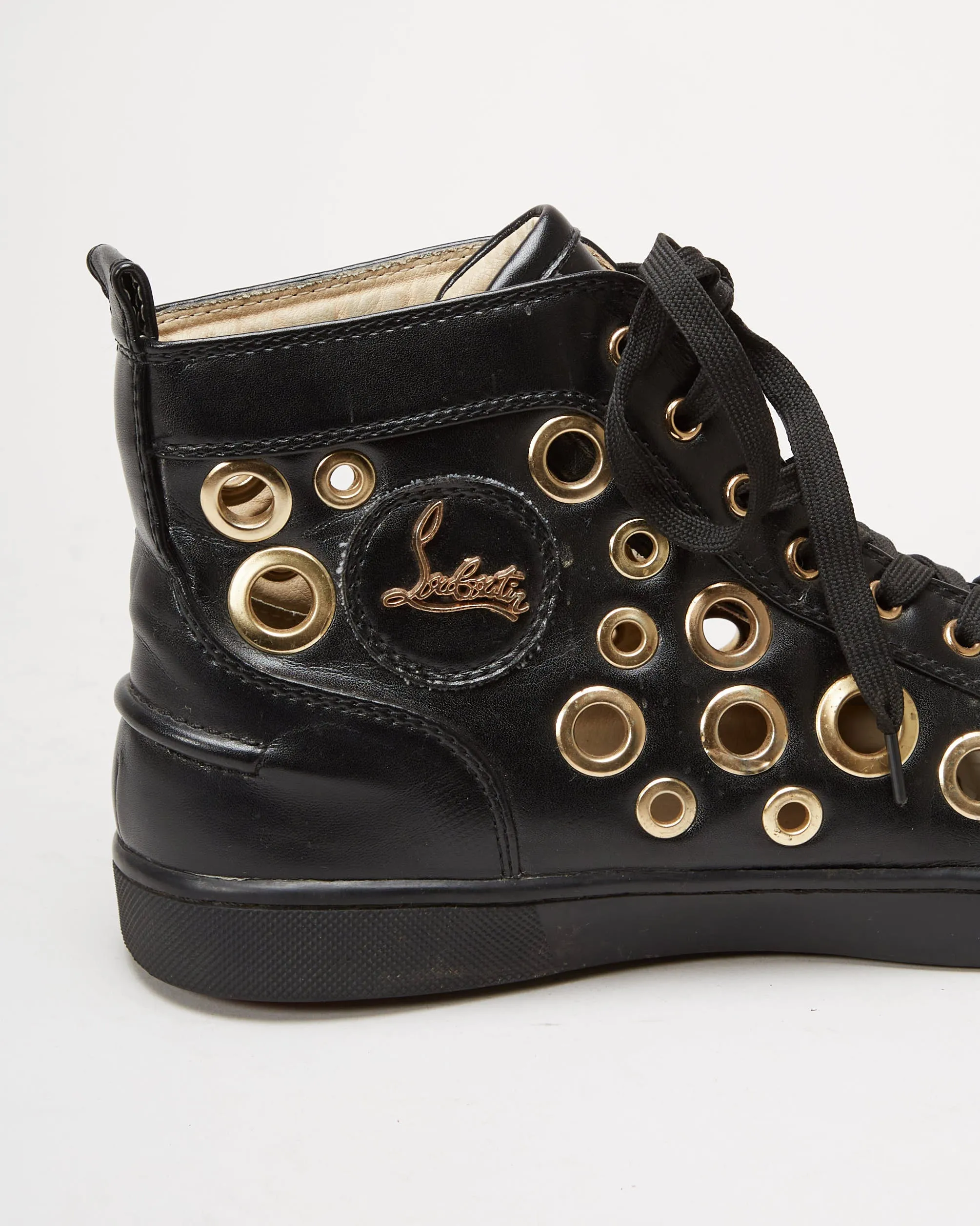 Christian Louboutin Black Leather Shoes - UK 8