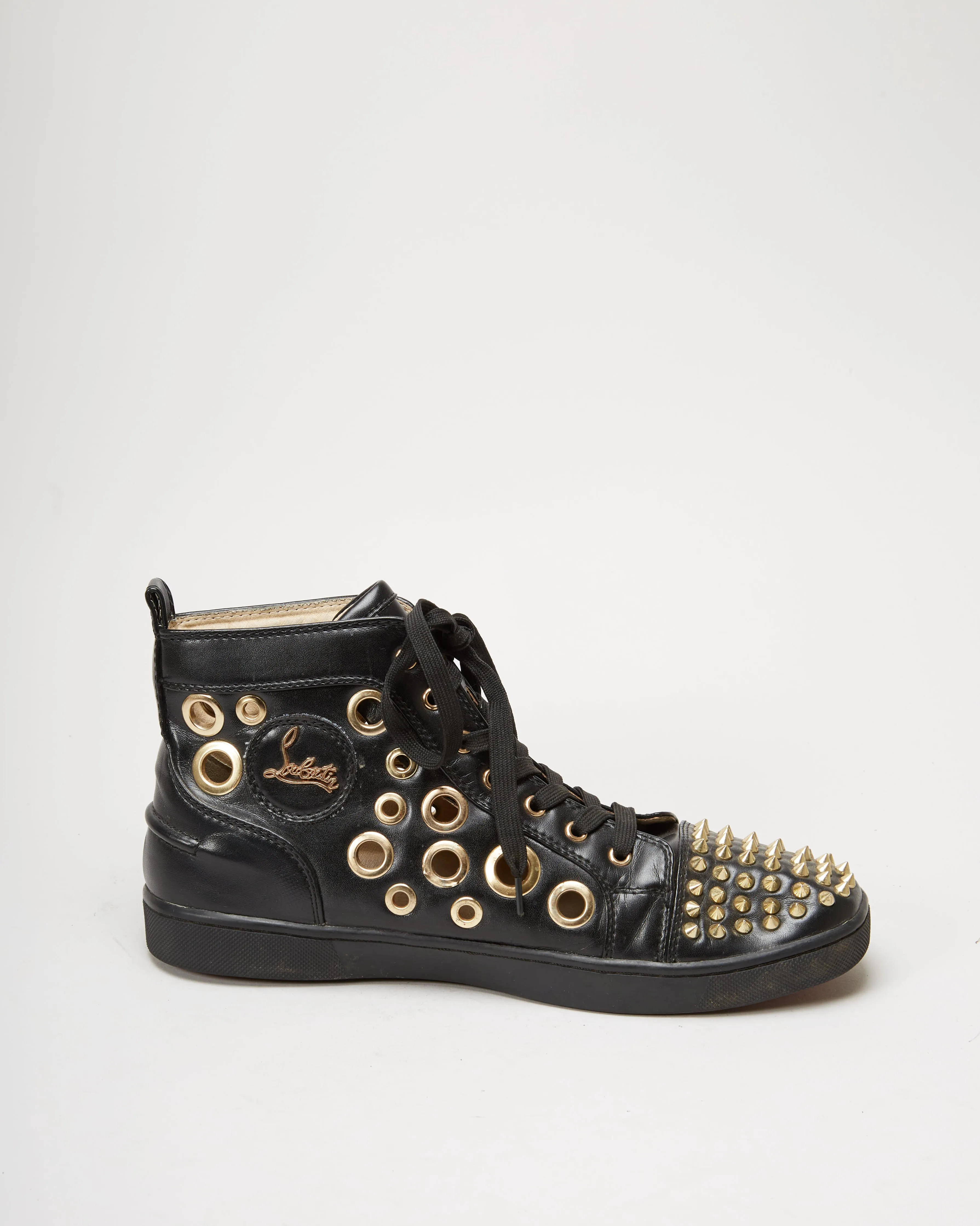 Christian Louboutin Black Leather Shoes - UK 8