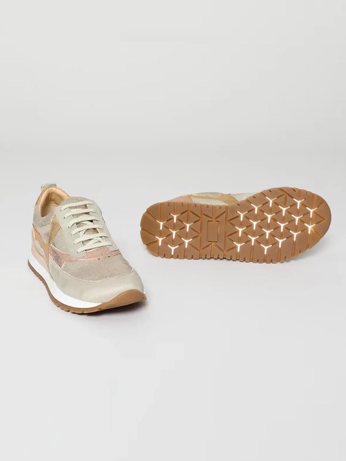 Cinda Vegan Metallic Trainers