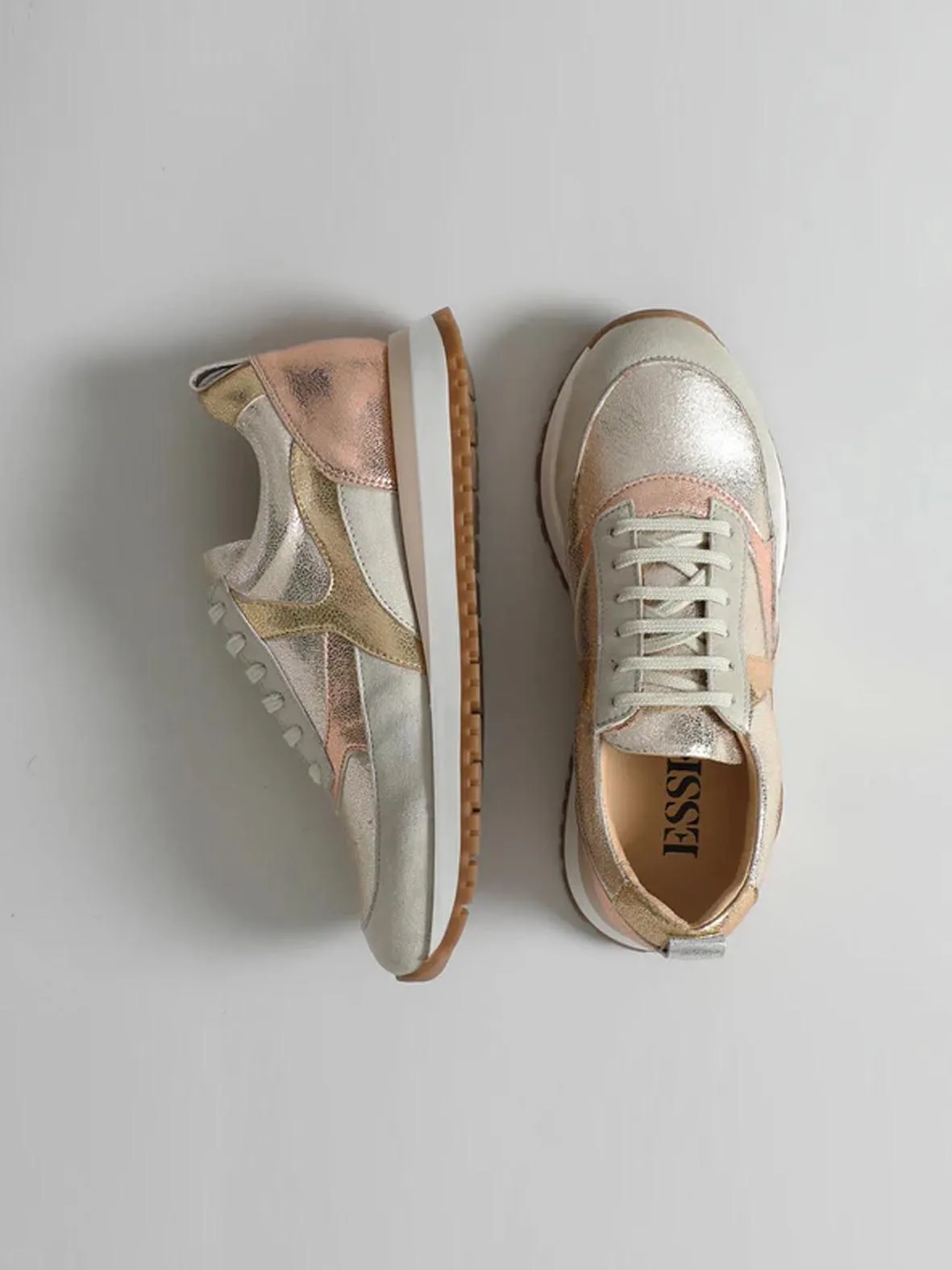 Cinda Vegan Metallic Trainers