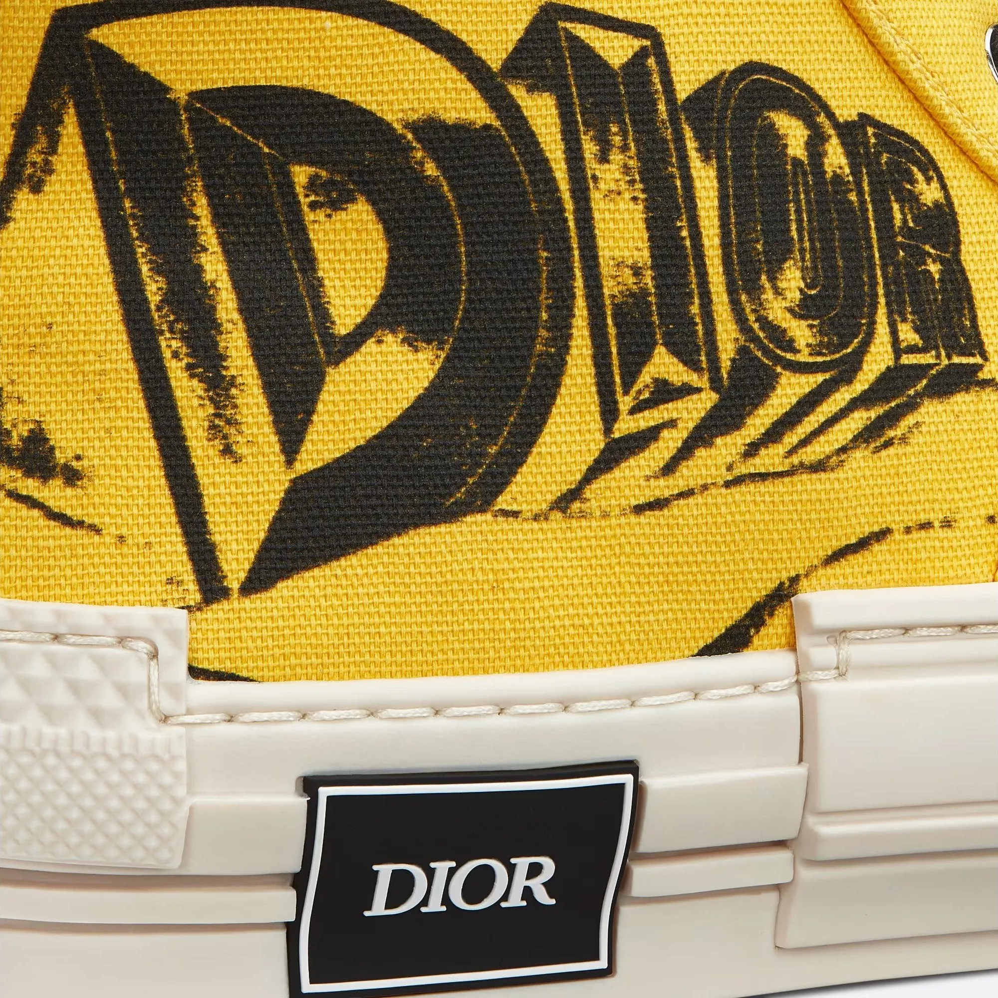 Dior B23 High-top AsteroDior sneakers, yellow