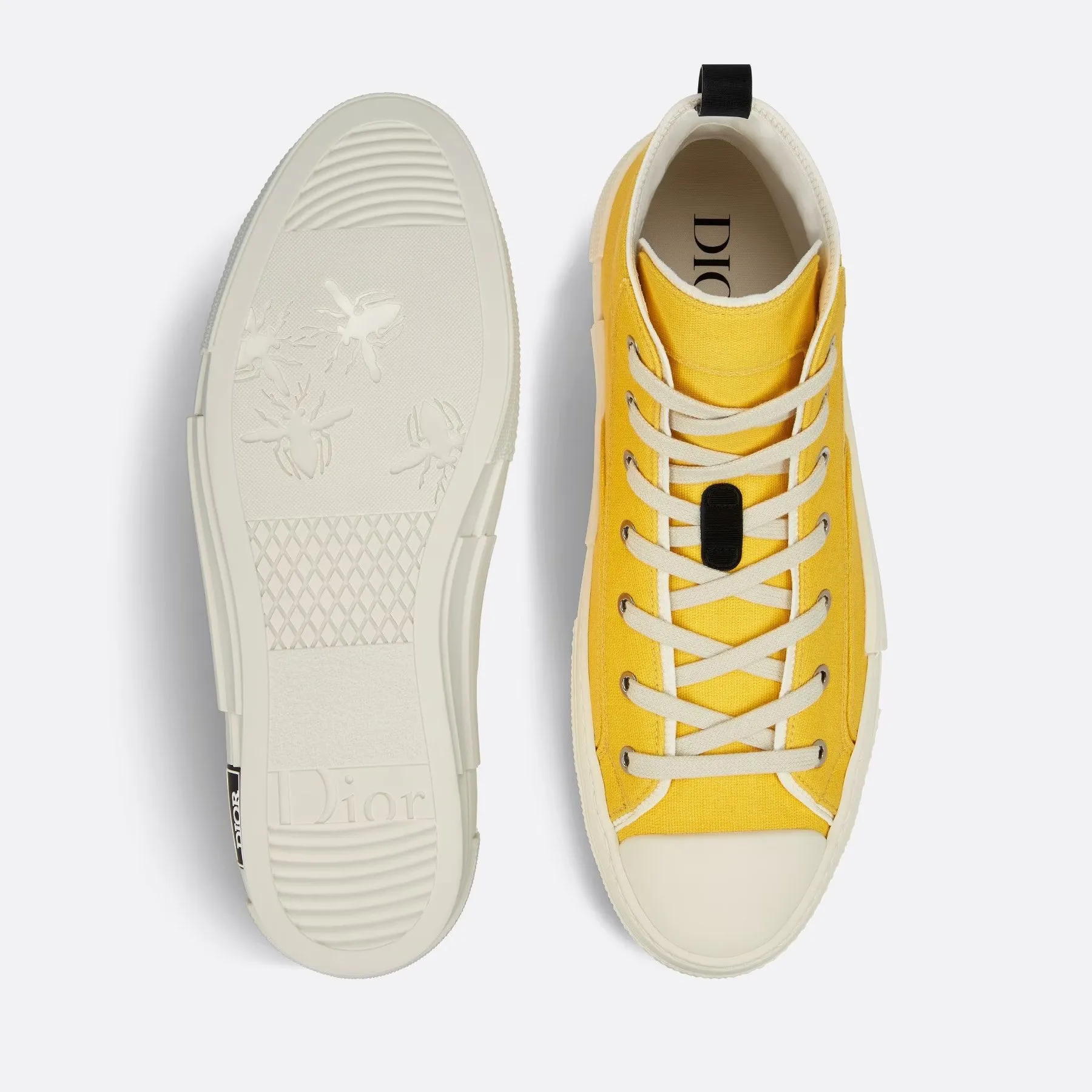 Dior B23 High-top AsteroDior sneakers, yellow