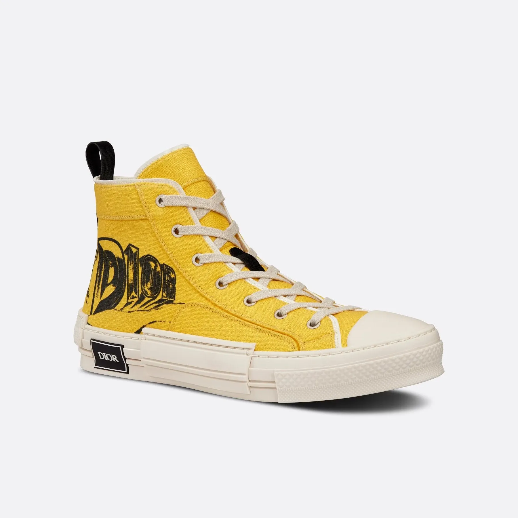 Dior B23 High-top AsteroDior sneakers, yellow