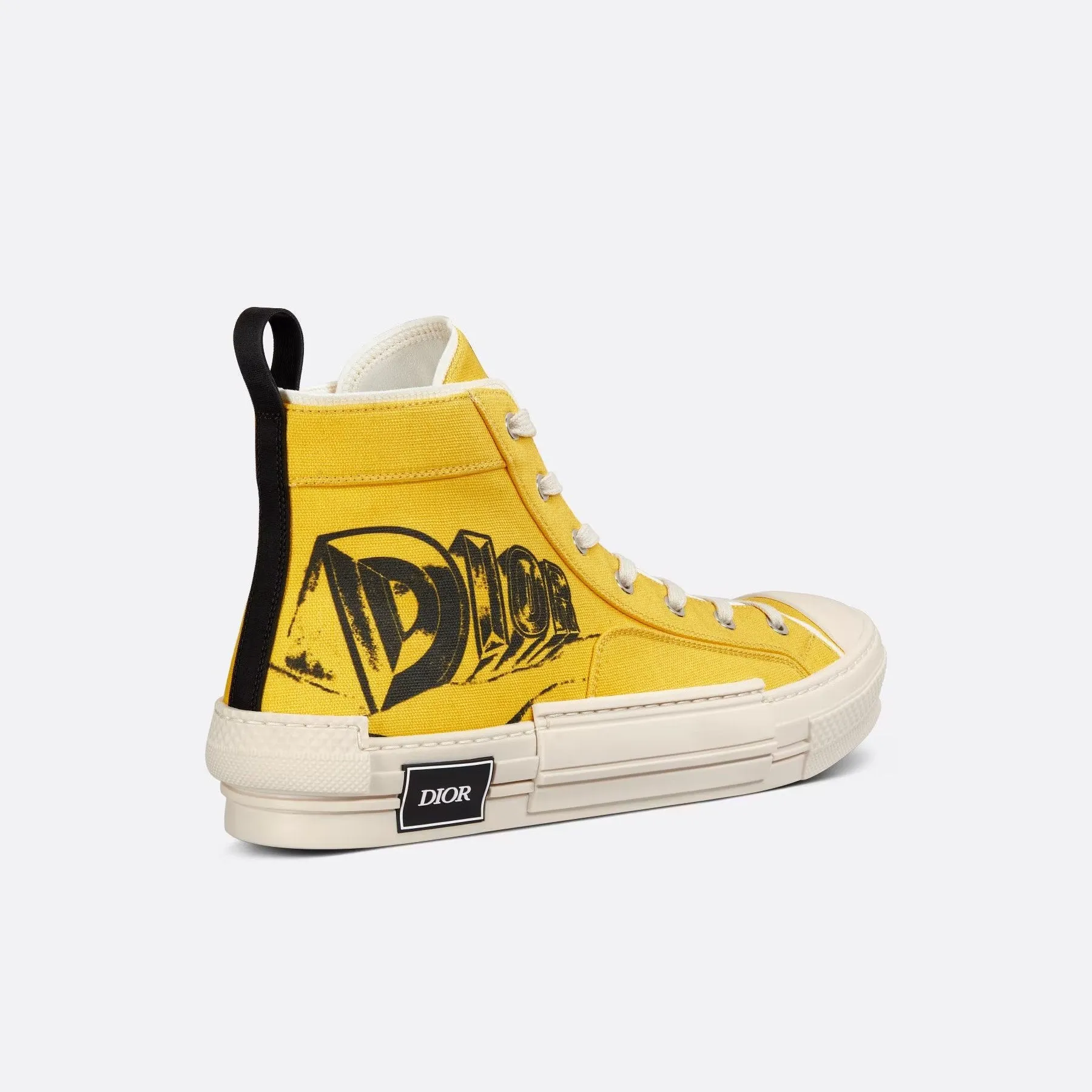 Dior B23 High-top AsteroDior sneakers, yellow