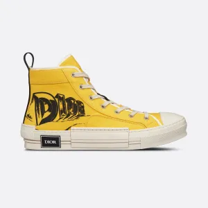 Dior B23 High-top AsteroDior sneakers, yellow