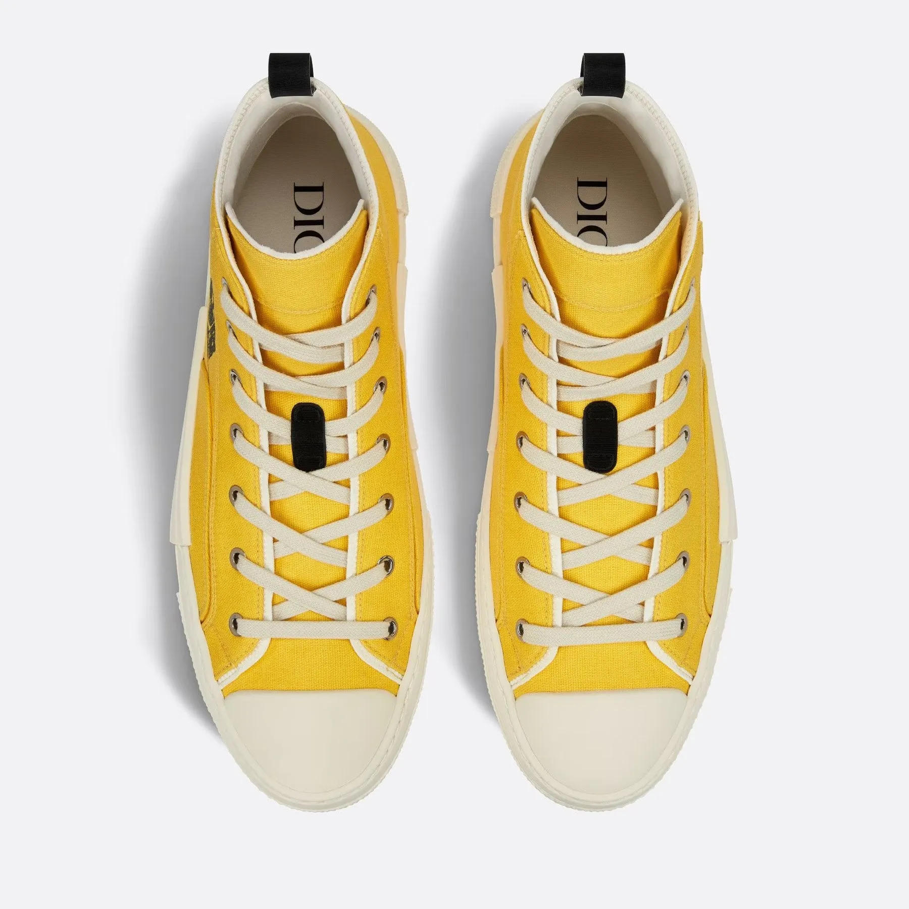 Dior B23 High-top AsteroDior sneakers, yellow