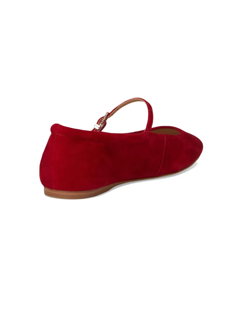Dolce Vita Reyes Ballet Flat- Crimson Suede