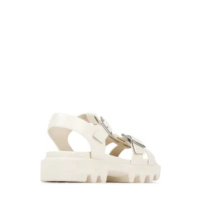 EOS Flic Leather Sandal - Bone