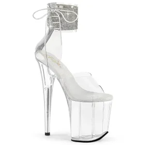 FLAMINGO-824RS Pleaser Clear Sexy Platform Shoes (Pole Dancing Heels)