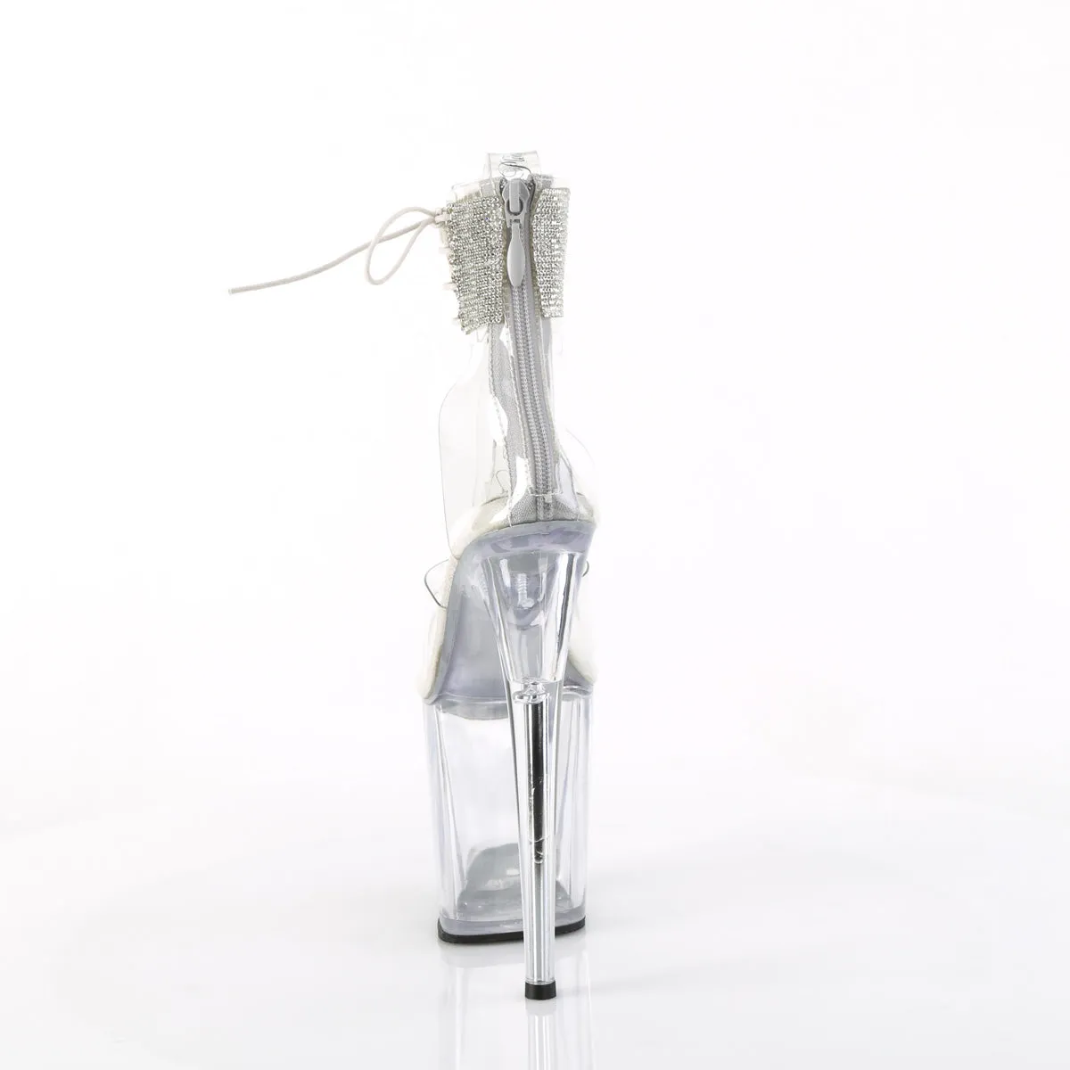 FLAMINGO-824RS Pleaser Clear Sexy Platform Shoes (Pole Dancing Heels)
