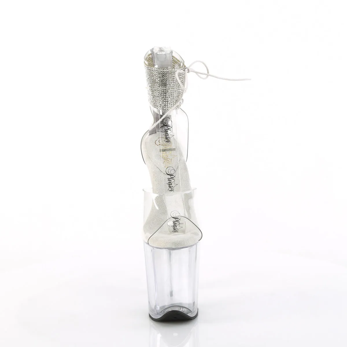 FLAMINGO-824RS Pleaser Clear Sexy Platform Shoes (Pole Dancing Heels)