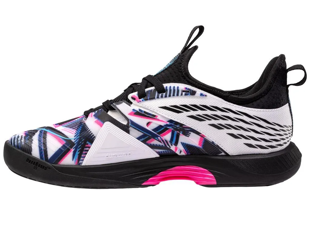 K-Swiss Speedtrac Padel Shoes - White / Black / Neon Pink