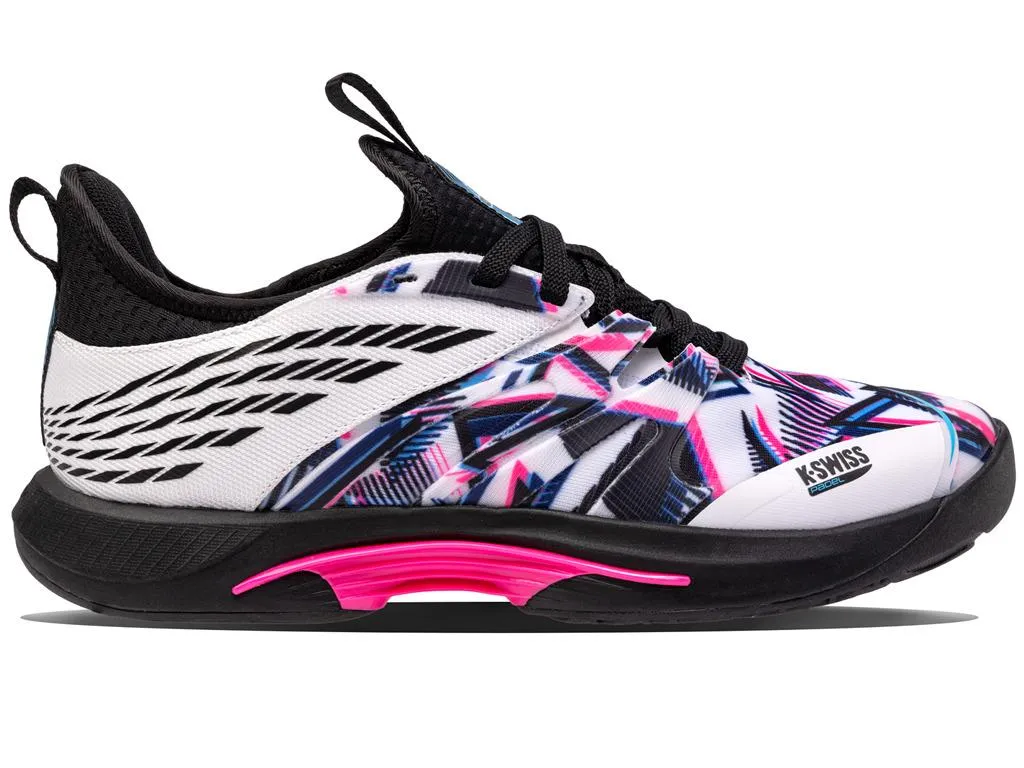 K-Swiss Speedtrac Padel Shoes - White / Black / Neon Pink