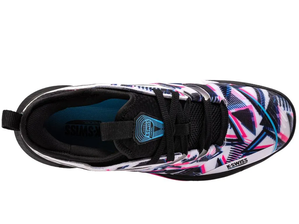 K-Swiss Speedtrac Padel Shoes - White / Black / Neon Pink