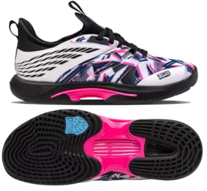 K-Swiss Speedtrac Padel Shoes - White / Black / Neon Pink
