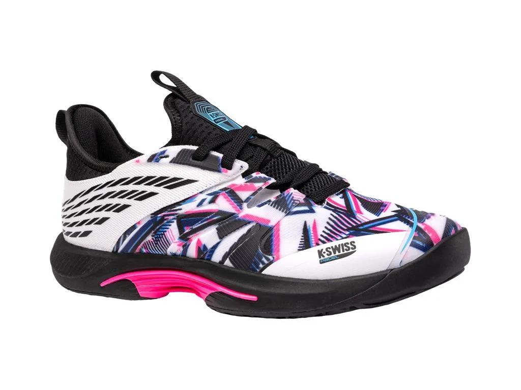 K-Swiss Speedtrac Padel Shoes - White / Black / Neon Pink