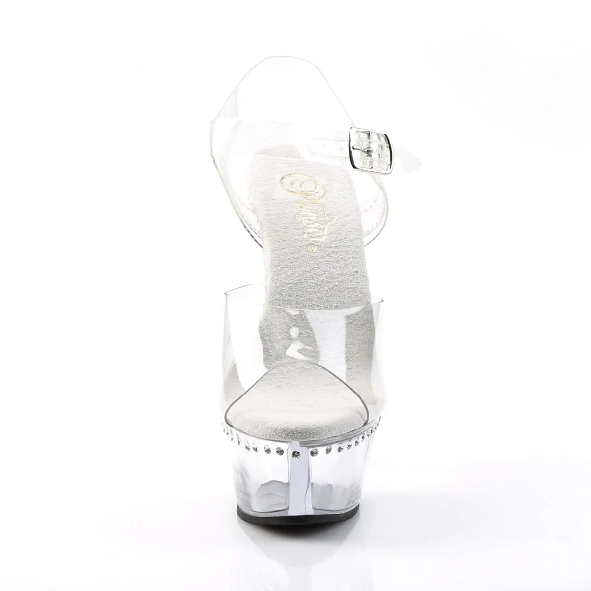 KISS-208LS Pleaser Clear Sexy Platform Shoes (Pole Dancing Heels)