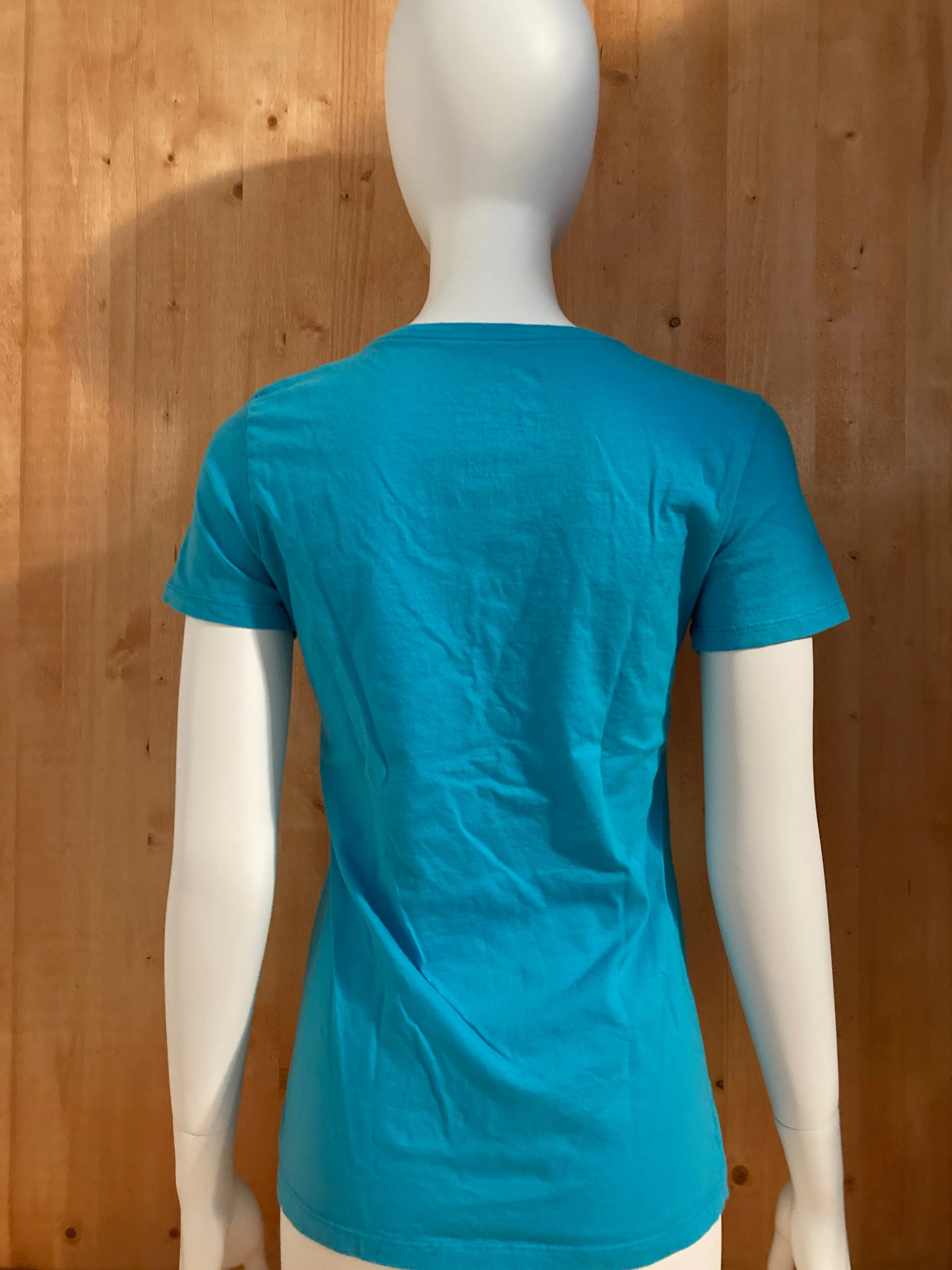NIKE "STRONG IS THE NEW BEAUTIFUL" SLIM FIT Graphic Print Adult M Medium MD Teal T-Shirt Tee Shirt