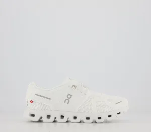 On Running Cloud 5 All White F Uk Size 9