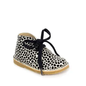 Petasil Boots | Koel | Black & White Spot