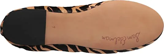 Sam Edelman Felicia Black Nude Slip On Rounded Closed Toe Flexible Ballet Flat