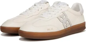 Sam Edelman Tenny Optic White Lace Up Rounded Toe Low Top Fashion Sneakers