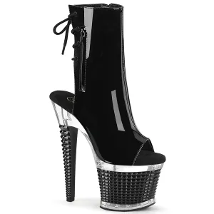 SPECTATOR-1018 Pleaser Black Patent Sexy Platform Shoes (Pole Dancing Heels)