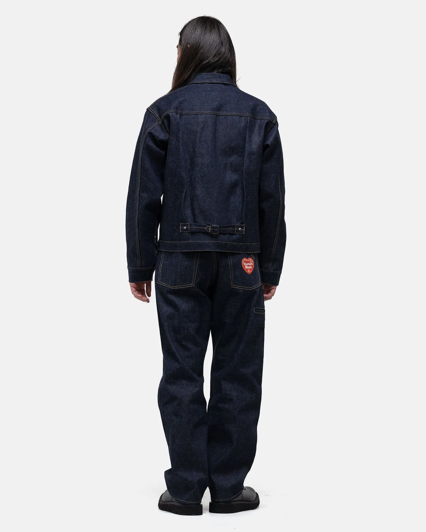 Straight Denim Pants Past Indigo