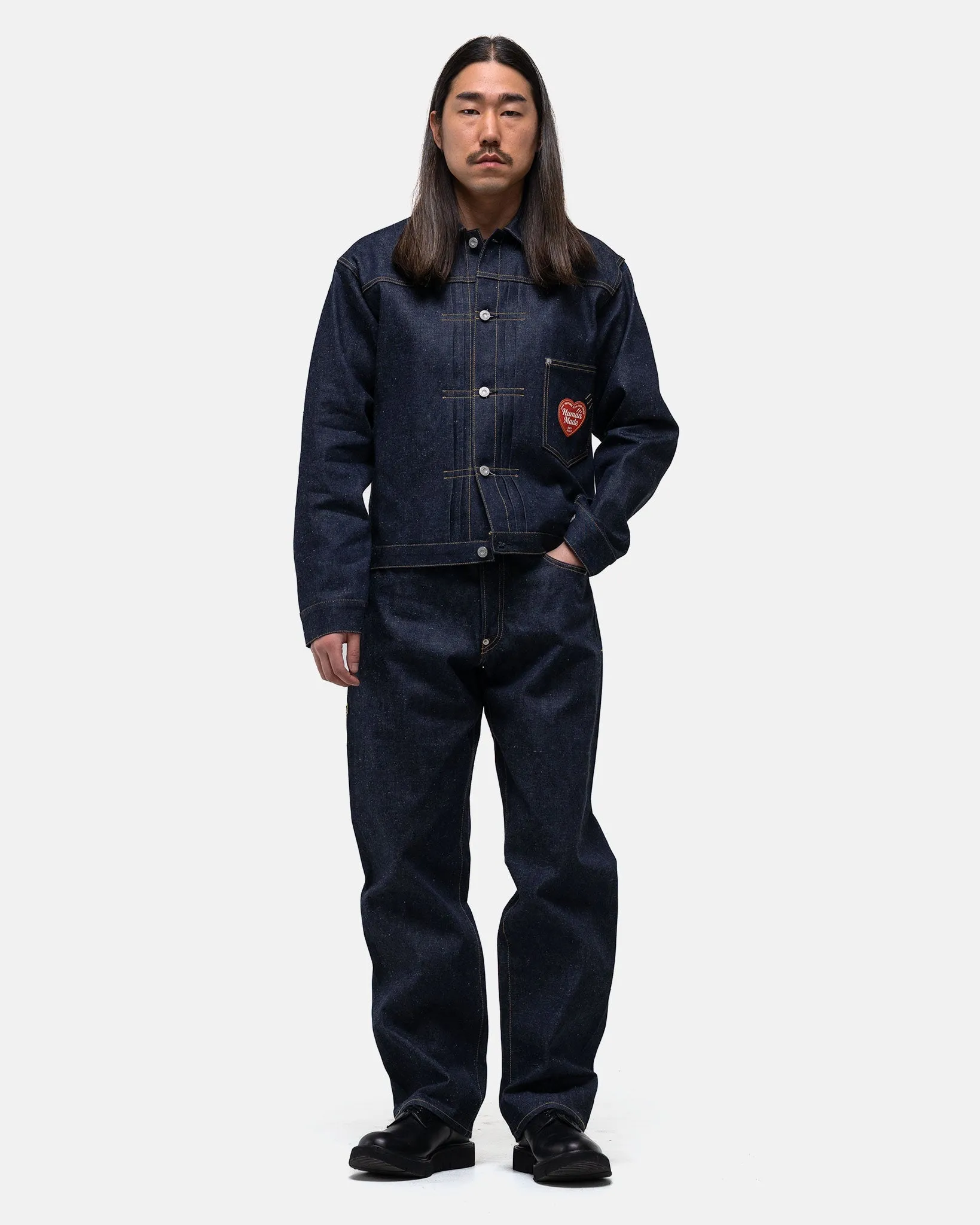 Straight Denim Pants Past Indigo