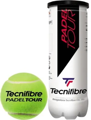 Tecnifibre Padel Tour Padel Balls - 3 Ball Tube
