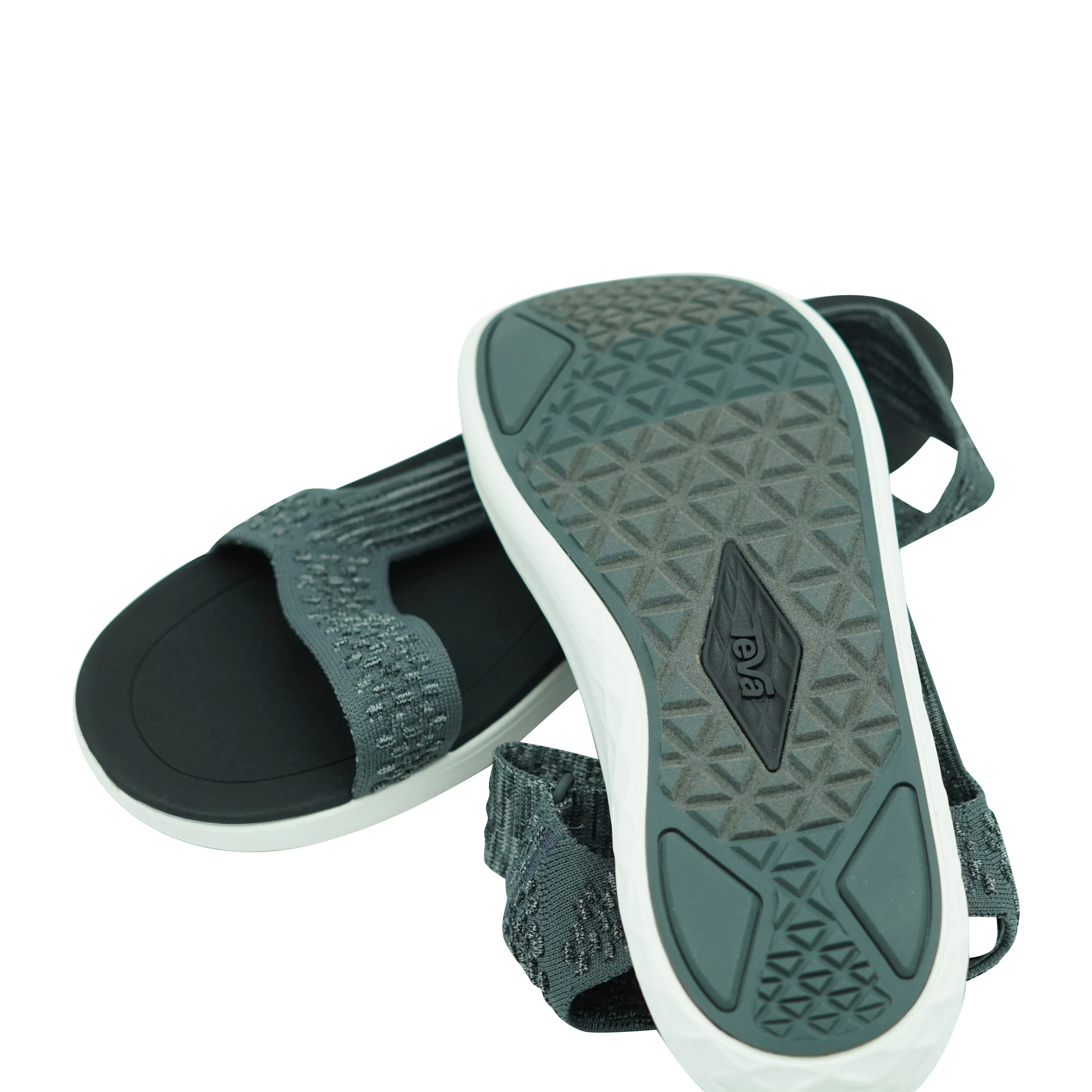 Teva Men's M Terra Float 2 Knit Evolve Strappy Sandal Gray Size 13