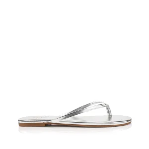 Tori Thongs - Silver Metallic
