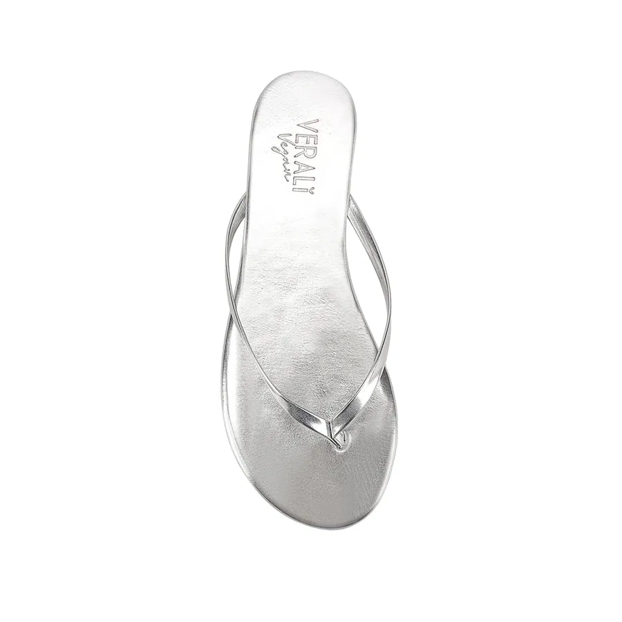 Tori Thongs - Silver Metallic