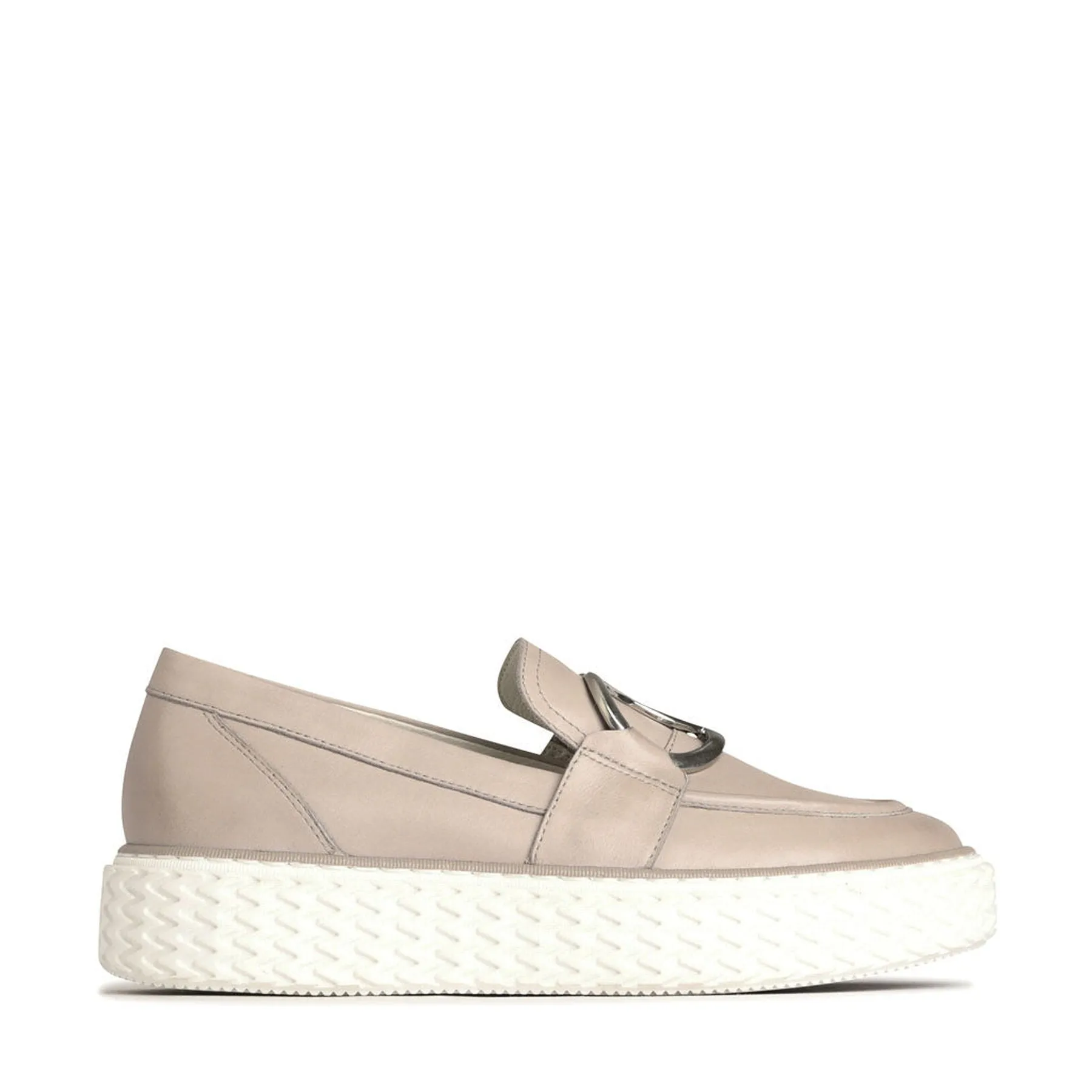 TRINA LEATHER LOAFER SNEAKERS