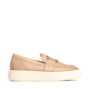 TRINA LEATHER LOAFER SNEAKERS