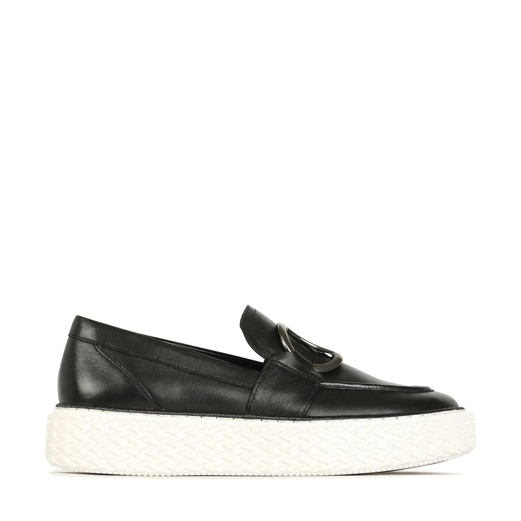 TRINA LEATHER LOAFER SNEAKERS
