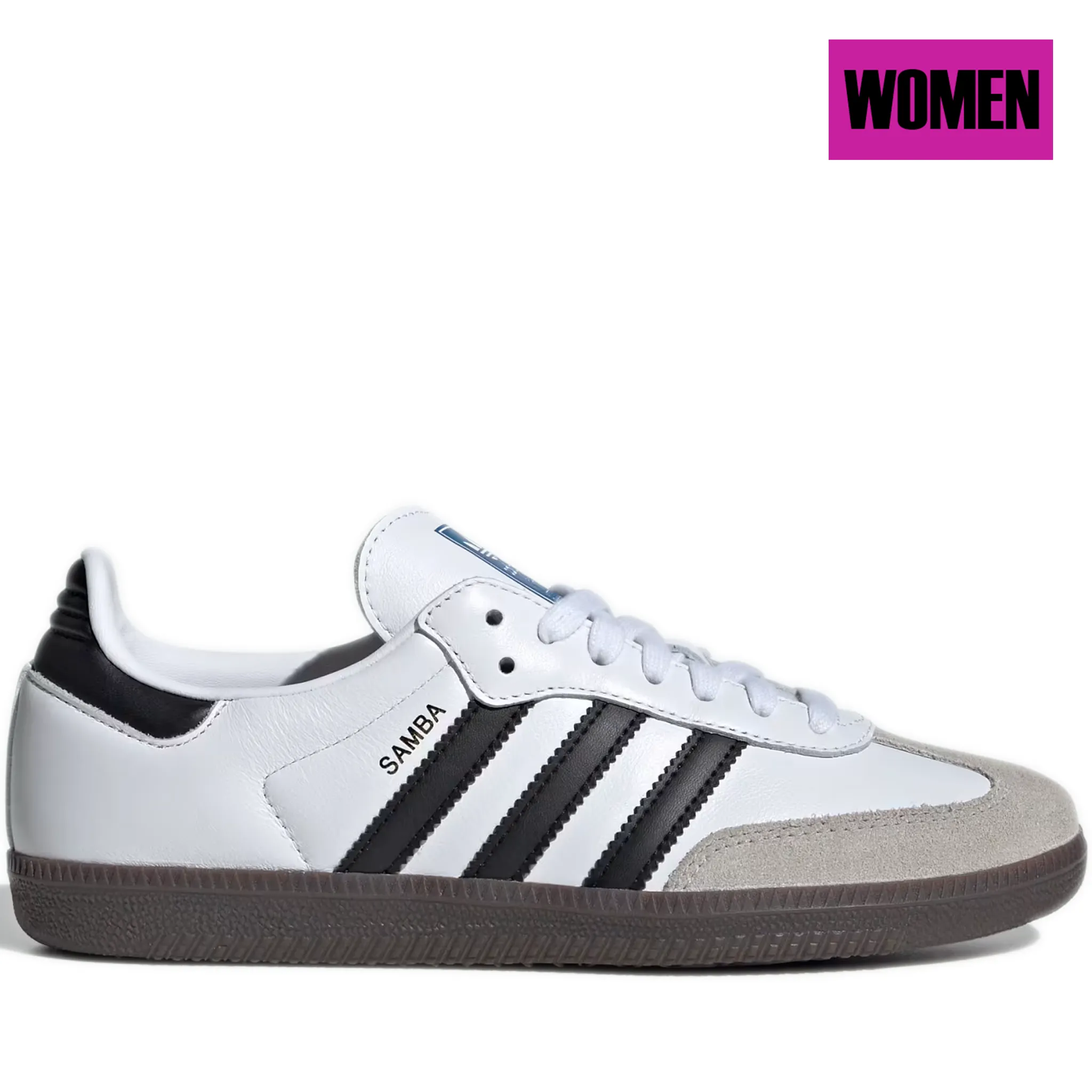 Women's Adidas Samba OG Shoes - Cloud White / Core Black / Gum