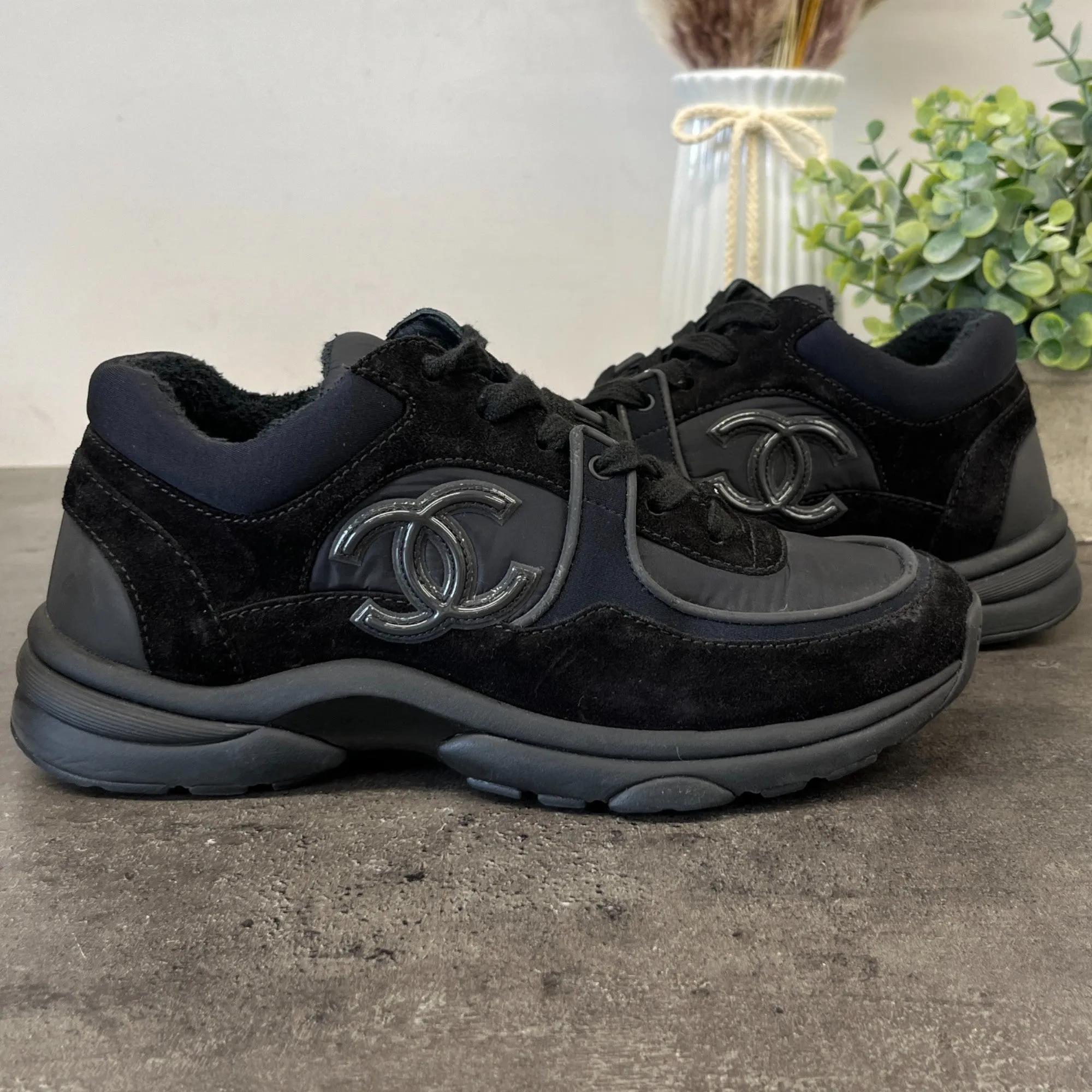 Women's Cc Runner Low Trainers Black Size EU 38 / UK 5